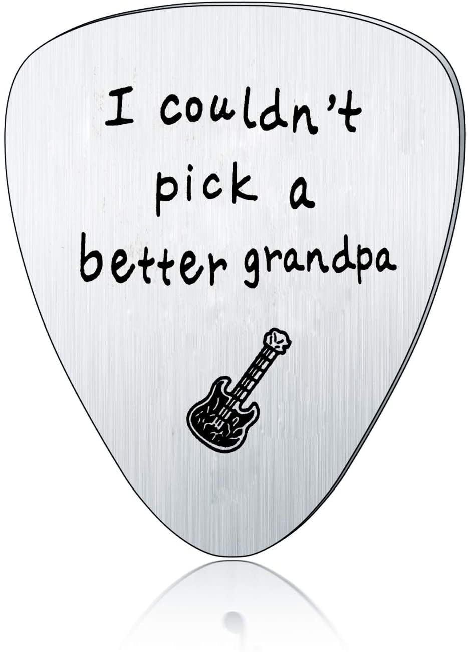 Bronze JUPPE Personalized Bronze Engraved Guitar Picks Music Gift For Guitarist I'd Pick You Every Time 