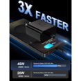 thumbnail image 1 of PYYAN-2Pack 45W Super Fast Charger Type C, 45 Watt USB C Android Phone Charger Fast Charging Block with 10FT Type C Cords for Samsung Galaxy S25 Ultra/S25/S24/S23/S22 Plus/S20, Tab S9/S8, 1 of 1