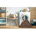 thumbnail image 2 of Ahgly Company Machine Washable Indoor Square Traditional Light Copper Gold Area Rugs, 3' Square, 2 of 7