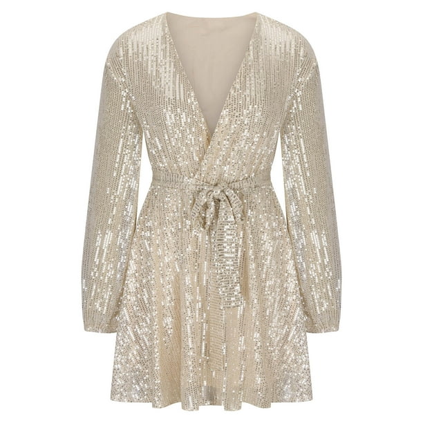Lace sparkly cheap dress