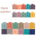 thumbnail image 3 of Juguetes blandos para bebés Building Blocks HUOGUO con diseño en relieve, 3 of 5