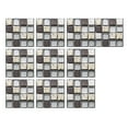 thumbnail image 1 of Wall Sticker for DIY Home 10pc Peel And Stick Ceramic Tile Paste 3D Lattice Design for Self- Wall 10PCS, 1 of 7