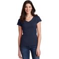 thumbnail image 3 of Gildan T-Shirt Ajusté à Col en V pour Femmes SoftStyleÂ® 7,5 Oz./verge Lin., 3 of 7
