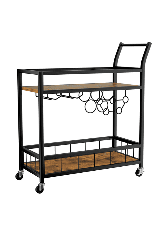 Gold Bar Carts in Bar Carts