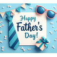 thumbnail image 3 of Striped Tie Happy Father's Day Banner Gift Box Celebration Backdrop for Father's Day Party Decoration Event Celebration, 3 of 7