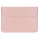 thumbnail image 1 of Funda para portátil de 15,4 pulgadas, diseño de hebilla magnética, 39x28x1cm, funda protectora impermeable para portátil de PU para hombres de negocios, color rosa, 1 of 9