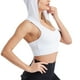 thumbnail image 5 of Sujetador deportivo largo para mujer: alto impacto, sin aros, espalda cruzada, soporte integrado para yoga/estilo crop top., 5 of 7