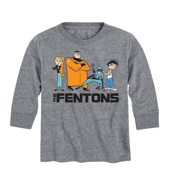 Danny Phantom - The Fentons - Toddler And Youth Long Sleeve Graphic T-Shirt