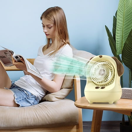 

Big Ear Dog Refrigeration Spray Fan Mini Desktop Chiller Office Usb Humidification Spray Large Wind Electric Fan