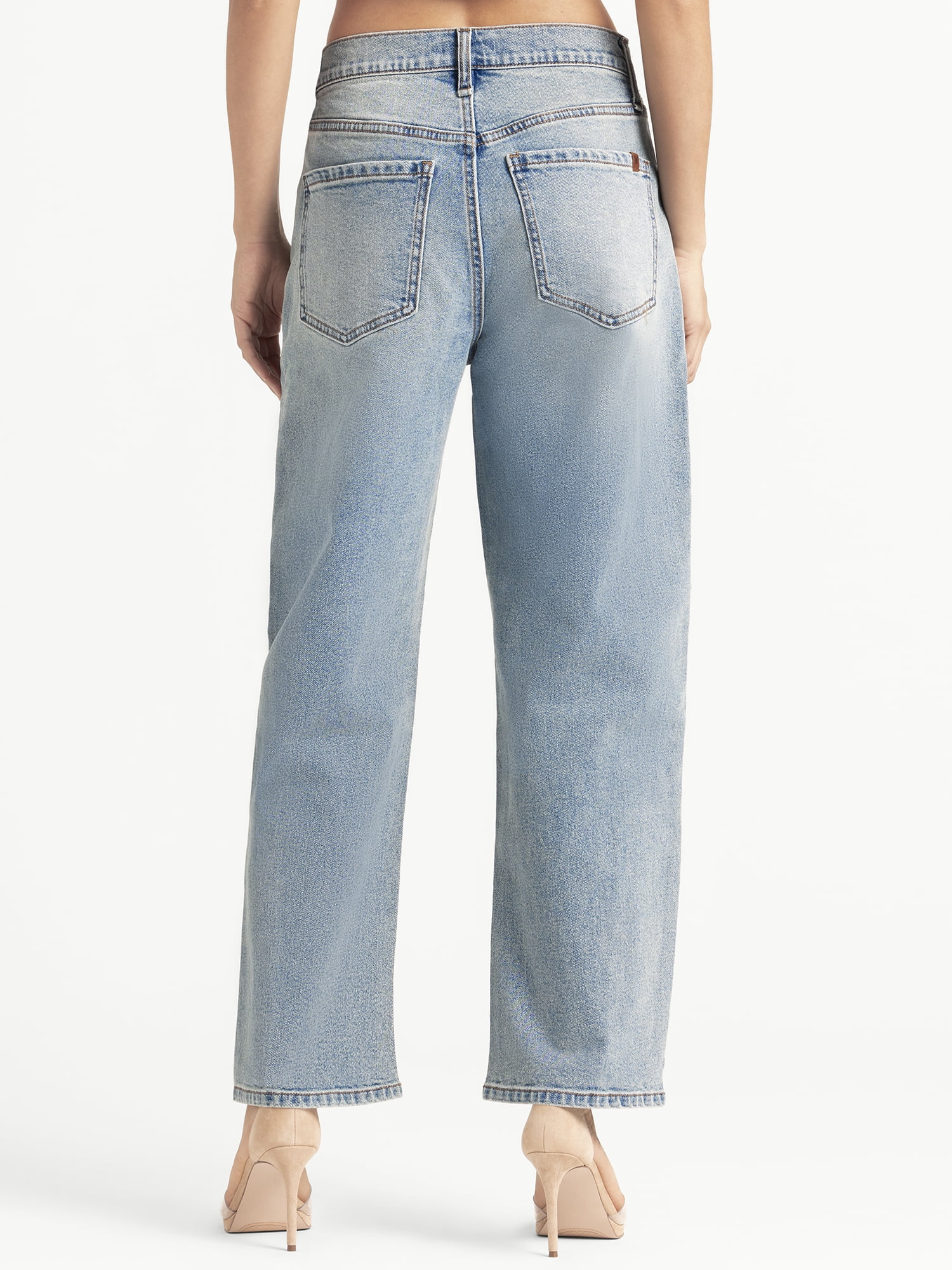 Jessica Simpson Women's and Women's Plus Myrtle Barrel Leg Jeans, Sizes 2-24W