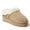 Sand, variant on Fireside by Dearfoams Women's Bendigo Genuine Shearling Quilted Platform Clog Slipper