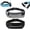 Black+Gray, variant on Anti-Theft Invisible Waist Bag, Slim RFID Blocking Money Belt, Waterproof Running Fanny Pack with Water Bottle Strap, Hidden Travel Wallet