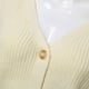 thumbnail image 4 of Gibobby Sueter para mujer Suéter de punto de manga larga para mujer cárdigan abierto con botones ropa exterior suelta(Beige,CH), 4 of 5