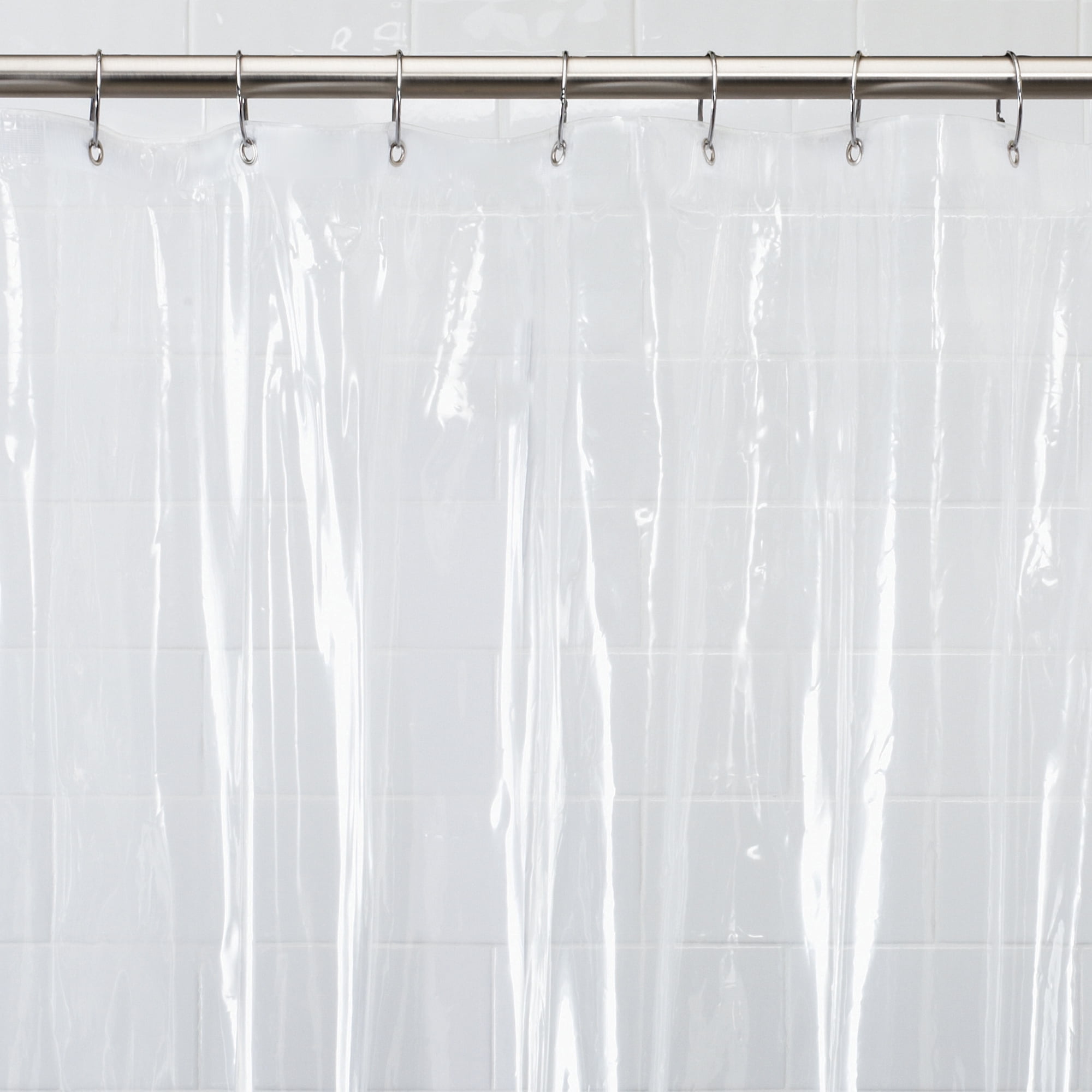 Better Homes & Gardens Shower Liner Heavy Thickness Xtra Long Size Clear 70" W x 78" L