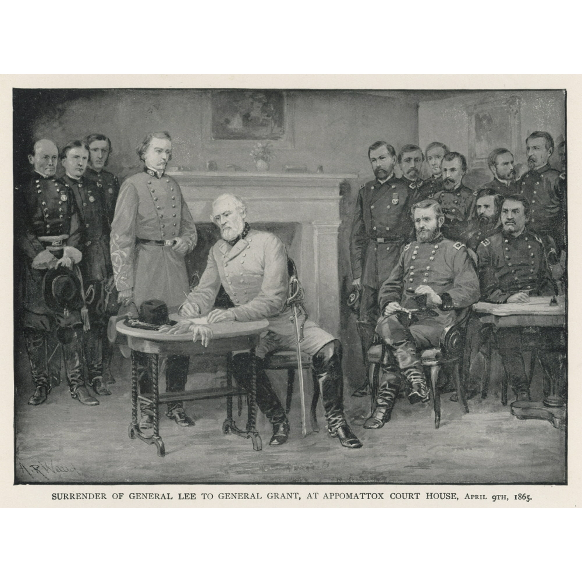 Lee Surrenders To Grant Poster Print By Mary Evans Picture Library (36 X  24) | Walmart Canada