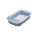 thumbnail image 3 of Caja de arena para gatos Salvador Plegable a prueba de salpicaduras 46x34x12cm Azul, 3 of 10