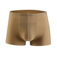 thumbnail image 2 of Men's Underwear Clearance Clothing Under $5 Boxers Brief 3XL Ice Silk Traceless-dry Loose Breathable Elastic Exercise Home Flat Angle Underpants, 2 of 3