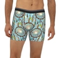 thumbnail image 2 of Cauagu Boho Dreamcatcher 1 Print Men's Boxer Briefs, Funny & Cute Underwear Elastic Waistband Briefs Ideal Gift for Men,1-Pack, 2 of 7