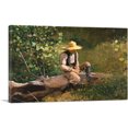 thumbnail image 1 of ARTCANVAS The Whittling Boy 1873 Canvas Art Print by Winslow Homer - Size: 26" x 18" (0.75" Deep), 1 of 9