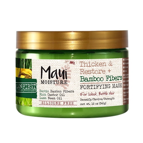 Maui Moisture Thicken and Restore Plus Bamboo Fiber Fortifying Hair