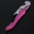 thumbnail image 4 of Opener Tool Double Hinge Wine Corkscrew Key Bottle Cutter Double Hinge Design Multi-Functional Metal Cap Soft-Touch Velvet Feel Handle Portable For Bartenders, 4 of 4
