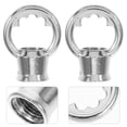 thumbnail image 4 of BRIGHTFUFU 6 ganchos de anillo con rosca M10 de alta resistencia para colgar lámparas colgantes, accesorios de metal para lámparas de araña y de techo., 4 of 7