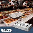 thumbnail image 4 of Tapas para Bandeja Hotelera West Bay de Acero Inoxidable Tamaño 1/3 x6, 4 of 7