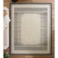 thumbnail image 2 of Better Homes & Gardens Beige/Black Boarded Lines Indoor Area Rug, 8' x 10', 2 of 5
