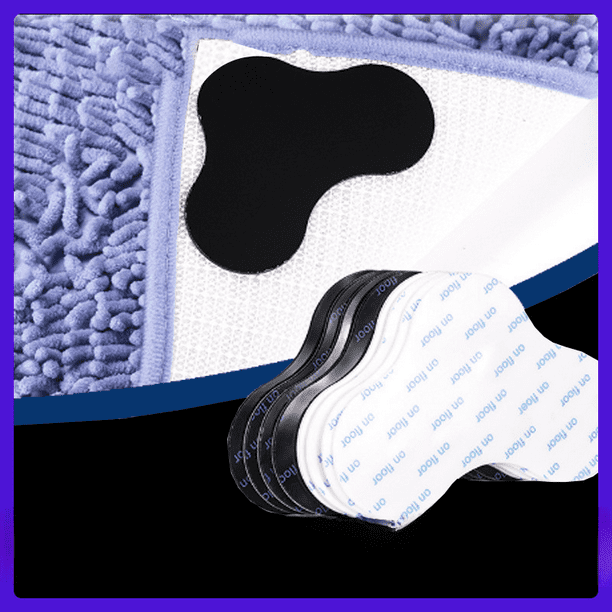 Adhesivo para alfombras de forma especial de color negro Adhesivo de doble cara para alfombras ruggies Adhesivo de fijación antideslizante para alfombras