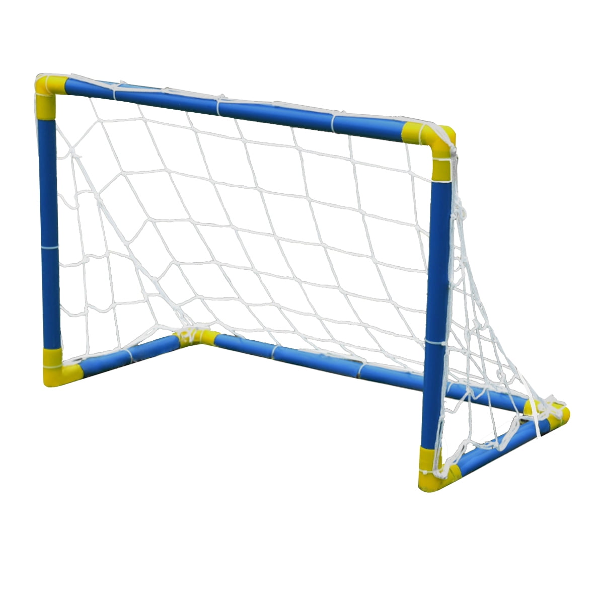 In/Outdoor Folding Football Soccer Ball Goal Post Net Pump Kids Sport Play Toy A 