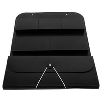 Masteelf Hanging Paper Organizer Wall Mount File Holders Vertical Magazine Rack Classroom Office Organization Portable File Container Wall Hanging File Organizer for Classroom Black