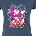 thumbnail image 3 of Disney - Nice Mickey  - Juniors Fitted Graphic T-Shirt, 3 of 5