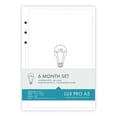 thumbnail image 1 of LUX PRO A5: Standard 6 month Set - LUX Productivity Refill Pack - Planner Page Inserts - Compatible with the LUX PRO A5 6-Ring Binder Organizer, 1 of 5