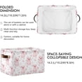 thumbnail image 2 of Flowers Pig Foldable Storage Basket for Shelves, Collapsible Sturdy Storage Bin with Handles, Canvas Storage Cube for Organizing Closet 1PCS Home Decor, 2 of 7