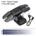 thumbnail image 3 of Unique Bargains Gaming Trigger Mobile Game Controller Six-Finger Linkage Fire Key Burst Shooter Type-C with 18.5cm USB Cable, 3 of 5