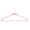 Pink, variant on Simpli Furnished Non-Slip Hangers for Clothes, Recycled Plastic Hangers with 360° Rotating Hooks, 18" x 9", 120-Pack, Pink