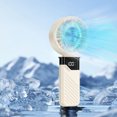 thumbnail image 4 of Mini Ventilador Portátil Pequeño con Compresor de Hielo y Energía Eólica con Pantalla Digital, 4 of 6