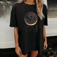 thumbnail image 2 of YDLCAFD Saint-Valentin Femmes Été Imprimé Col Rond Manches Courtes Hauts Amples Blouse T-Shirt, 2 of 5