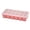 1Sakura color, variant on Food Grade Silicone Ice with 6 Big Cubes Slots Covered Freezers Tray Soup Container for Kitchen Pub and Parties