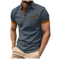thumbnail image 2 of pstuiky Camisas casuales de manga corta para hombre, Camiseta de manga corta para hombre, cuello redondo, informal, de manga corta. Camiseta de hombre, camiseta de manga corta con cuello redondo. xxl, 2 of 6