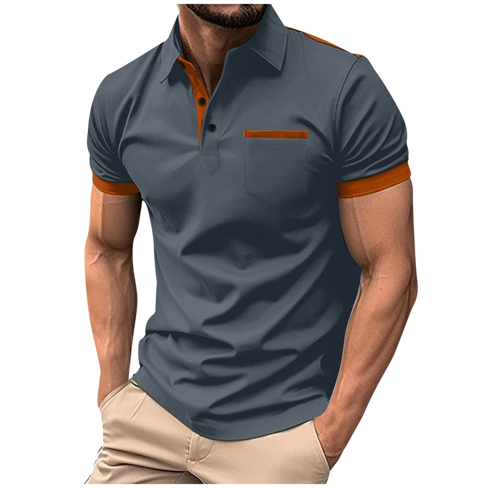 Styesk T Shirts for Man Men's Short Sleeved T-shirt Short