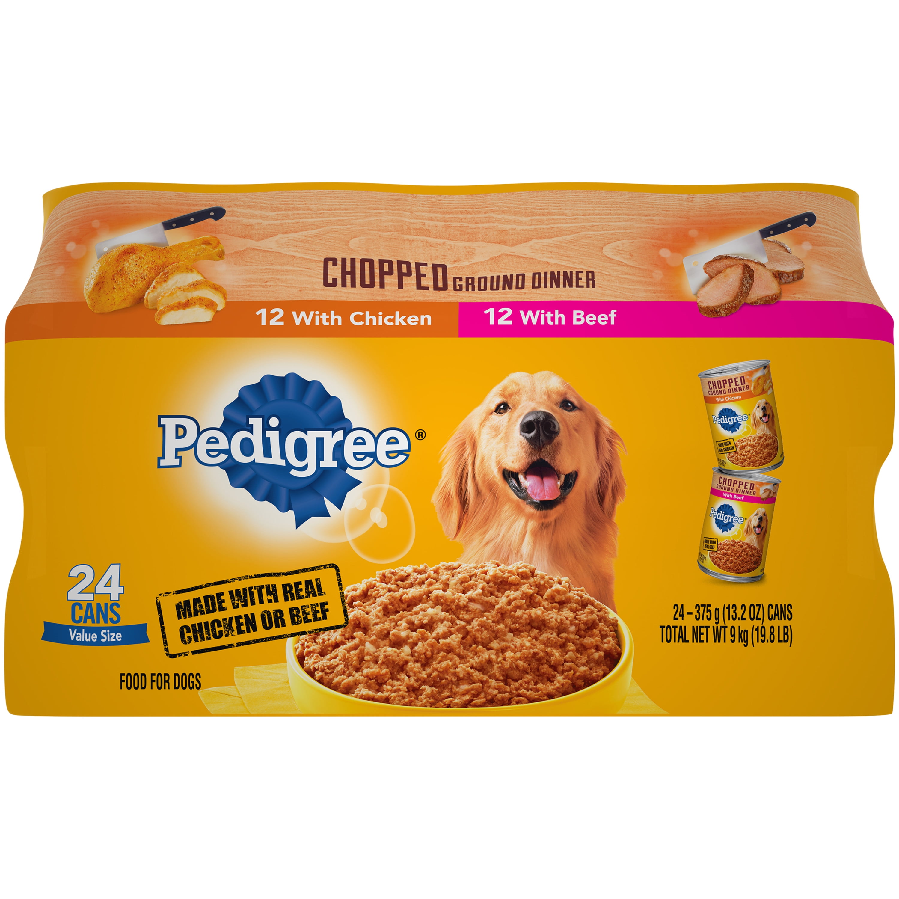 pedigree 12 pack cans