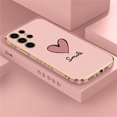 thumbnail image 3 of Luxury Plating Silicone Case For Samsung Galaxy S23 Ultra S22 S21 Plus S20 fe S10 NOTE 20 10 8 9 Love Heart Shockproof Cover, 3 of 5