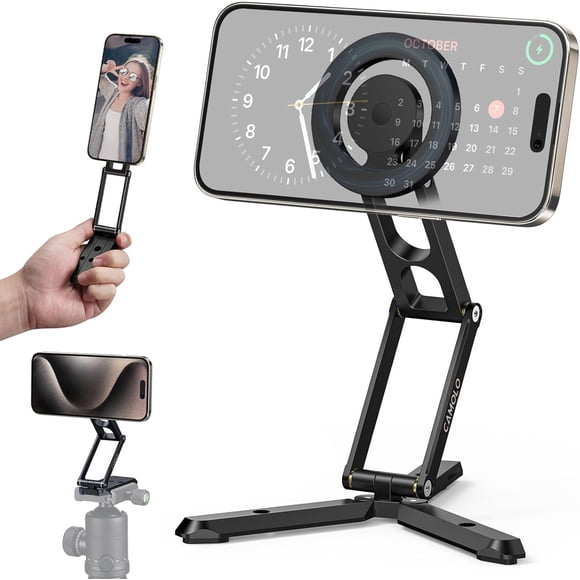 Trípode para teléfono CAMOLO GEEK, bolsillo magnético, plegable, Magsafe