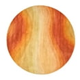 thumbnail image 2 of Hand-tufted Wool Orange Contemporary Abstract Desert Rug, 2 of 5