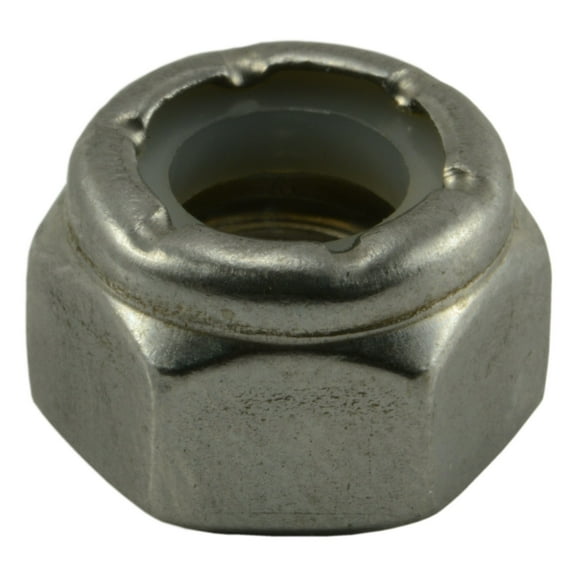 5/16"-18 18-8 Stainless Steel Coarse Thread Nylon Insert Lock Nuts LNSS-149