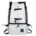 thumbnail image 5 of Mochila para viajes al aire libre para cachorros, perros medianos, perros pequeños, transpirable, para caminar, bulldog francés, bolsas de transporte, accesorios, suministros para mascotas, 5 of 5