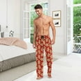 thumbnail image 6 of Top-kevin Xmas Gingerbread Men's Pajama Pants Sleepwear Pajama Pant with Pockets Lounge Pajama Bottoms for Men, 6 of 14
