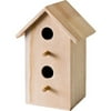 Plaid Tall Rectangle Birdhouse, 1 Each