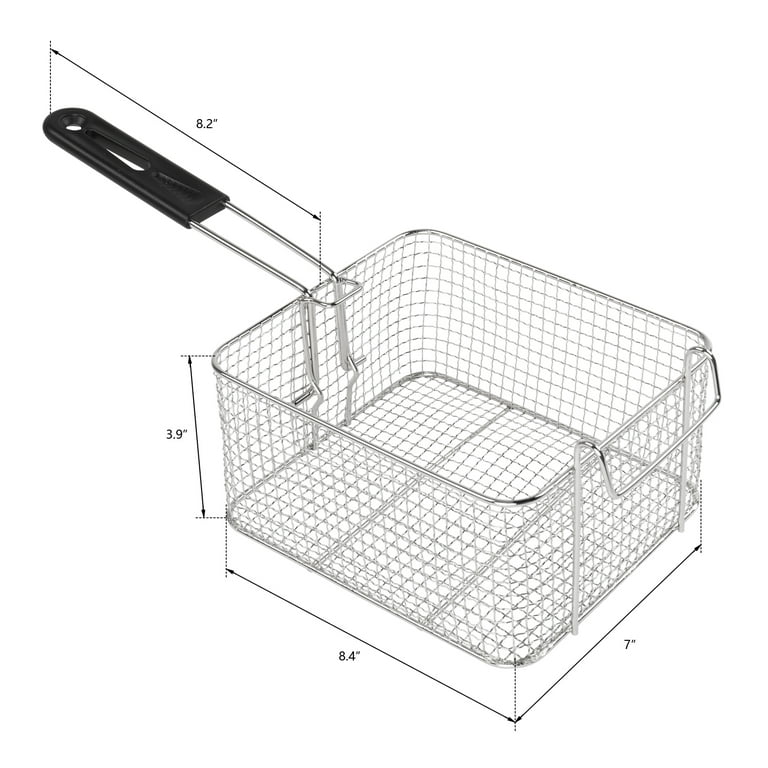 ROVSUN 22.8QT Double Electric Deep Fryer Countertop with 2 Basket Temp